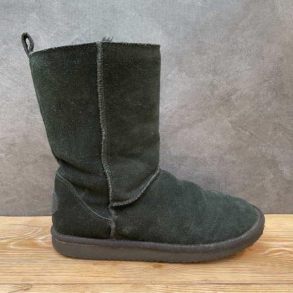 American Eagle Outfitters Black Lined Winter Boots - Picture 3 of 16